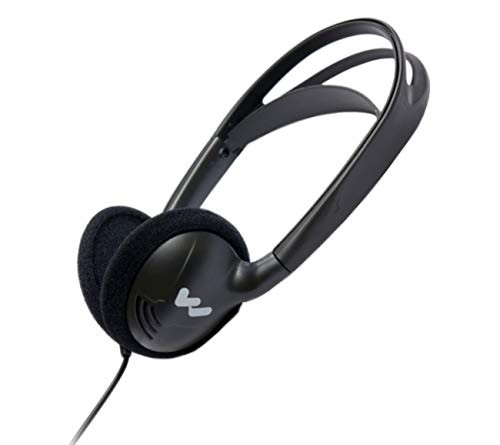 HED027.0 - Williams Sound HED 027 Heavy-Duty Folding Mono Headphones – Adult Size, 16 Ω, Mi