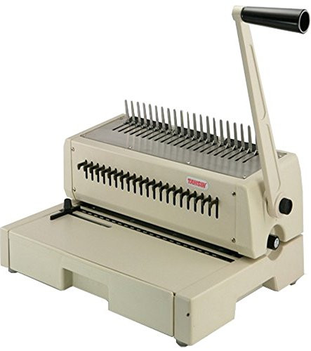 TAME210PB - Tamerica 210PB Manual Comb Binding Machine, 20 Sheets Max. Punch Capacity, 425 S