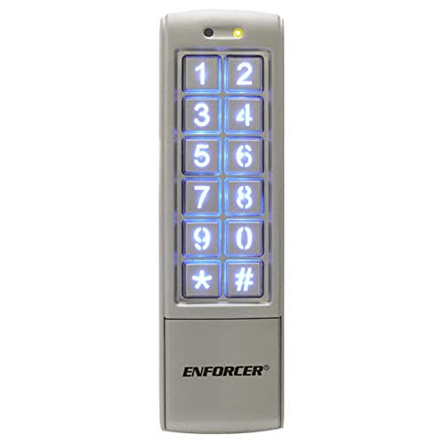 SK2323SDQ - SECO-LARM SK-2323-SDQ Mullion-Style Outdoor Digital Keypad – 1,010 Users, 2 Rela