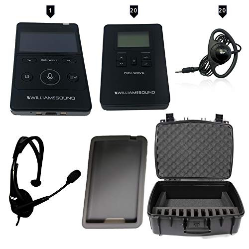 WILLIAMSDWSTGS20400ALK - Williams Sound DWS TGS 20 400 ALK Digi-Wave 400 Series Tour Guide System for 1 G