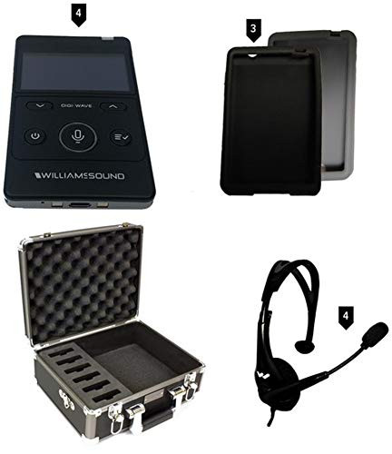 WILLIAMSDWSCOM4400 - Williams Sound DWS COM 4 400 Digi-Wave 400 Wireless Intercom System for Up to 4