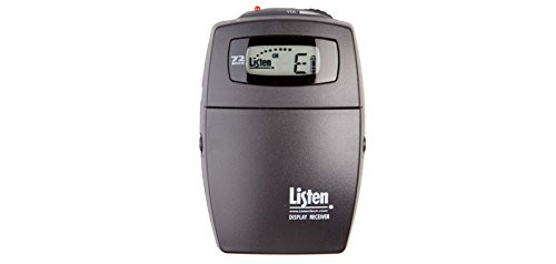 LR400072 - Listen Technologies LR-400-072 Portable Display RF Receiver (72 MHz); Can Receive up to 17 Wide-Band or 40
