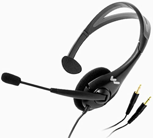 Williams Sound MIC 044 2P Noise-Cancelling 2-Plug Headset Microphone; Use with IC-2 Interpreter Console, PPA T27 Transmitter