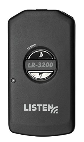LISTENTECHLR3200072 - Listen Technologies LR-3200-072 Basic DSP RF Receiver – Compact, Rechargeable, T-Coil Compatible