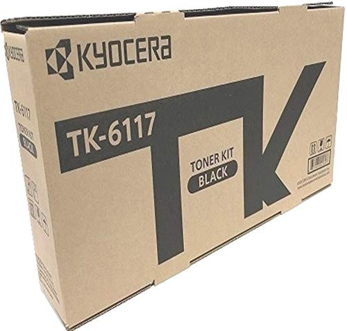 Kyocera Model TK-6117 Black Toner Cartridge, for Use with Kyocera ECOSYS M4125idn and M4132idn
