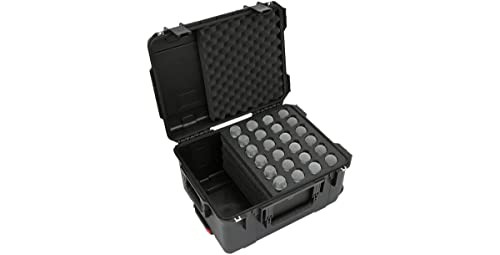 3I2015MC24 - SKB 3i-2015-MC24 iSeries Waterproof Microphone Case for 24 Mics with Wheels