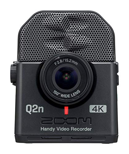 ZOOMQ2N4K - Zoom Q2n-4K Handy Video Recorder, 4K/30P Ultra High Definition Video, Compact Si