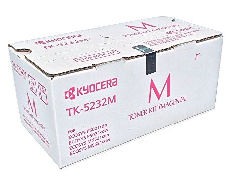 1T02R9BUS0 - Kyocera TK-5232M Magenta Toner Cartridge for M5521cdw and P5021cdw, Up To 2200 Pages, Genuine Kyocera