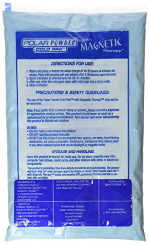 COLDPAK1 - Polar Powder COLDPAK1 Reusable Cold Pak with Magnetic Therapy for Pain Relief