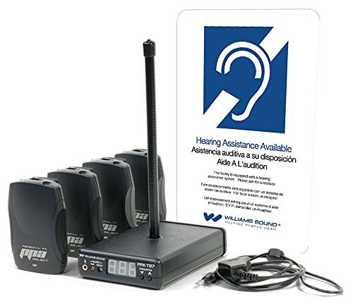 PPAVP37 - Williams Sound PPA VP 37 Personal PA Value Pack System, Includes PPA T27 Transmitter, Select PPA R37 Receivers