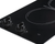 SUMMITCR2110B - Summit CR2110B 12" 115V 2-Burner Radiant Cooktop, SCHOTT CERAN® Black Glass, Mad