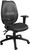 Boss Office Products B1002-SS-BK High Back Task Chair with Seat Slider, Black