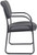 Boss Office B9521-GY Fabric Guest Chair with Black Sled Base, Fixed Height and Arms, Grey Color