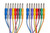 HOSACPP830 - Hosa CPP-830 1/4" TS Unbalanced Patch Cables (8-Pack, 1ft)