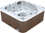 Liberty Spas LYS5000 6‑Person Hot Tub, 34 Jets, LED Lights, Bluetooth Audio, Waterfalls