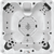 LIBSKH10208 - Liberty Spas LYS7000 Luxury 7‑Person Spa, 46 Jets, Glacier Filtration, LED & Blu