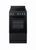 SUMMREXT20BL - Summit REXT20BL 20" 240V Smooth-Top Electric Range - 4x 1200W Elements, 1.87 cu.