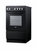 SUMMREXT20BL - Summit REXT20BL 20" 240V Smooth-Top Electric Range - 4x 1200W Elements, 1.87 cu.
