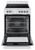 Summit REXT24W 24" Smooth-Top Electric Range - European-Made, Convection, Slide-Out Storage, White