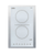 CR2B15T2WTK15 - Summit CR2B15T2WTK15 2-Burner 115V Radiant Cooktop - White Schott Glass, Touch C