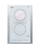 CR2B15T2WTK15 - Summit CR2B15T2WTK15 2-Burner 115V Radiant Cooktop - White Schott Glass, Touch C