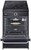 Summit TEM665CW 24" Induction Range, 4 Zones, 2.92 cu.ft. Oven, ADA, Black, 220V