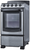 Summit PROEL20SS 20" Electric Coil Top Range, 4 Burners, 2.3 cu.ft. Oven, Stainless Steel Door (240V)