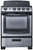 Summit PROEL24SS 24" Electric Coil Top Range, 4 Burners, 2.9 cu.ft. Oven, Stainless Steel Front