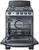 Summit PROEL24SS 24" Electric Coil Top Range, 4 Burners, 2.9 cu.ft. Oven, Stainless Steel Front