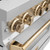 ZLINRAZ36G - ZLINE RAZ-36-G 36" Autograph Dual Fuel Range, 6 Italian Burners, Electric Convec