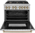 ZLINRAZ36G - ZLINE RAZ-36-G 36" Autograph Dual Fuel Range, 6 Italian Burners, Electric Convec