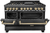 ZLINE RABZ-48-CB 48" Legacy Dual Fuel Range, 7 Italian Burners, Double Electric Ovens, Black Stainless