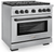ZLINSGRZ36MB - ZLINE SGRZ-36-MB 36" Paramount Gas Range, 6 Burners, Convection Oven 5.2 cu ft,
