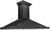ZLINE BSKBNCRN-BT-48 48" CrownSound Wall Mount Range Hood, 400 CFM, Black Stainless, Bluetooth Speakers