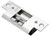 SD995CD3Q - Seco-Larm SD-995C-D3Q No-Cut Door Strike – Fail-Safe/Secure, 12 / 24 VDC, Shallo