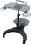 LPD011G - Aidata LPD011G Sit/Stand Mobile Laptop Workstation with Smoked Tempered Safety G