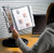 FDS021L - Aidata FDS021L Executive Desktop Organizer, Black, Heavy metal base plate provid