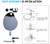 UM003B - Aidata UM003B Mouse Platform Under Desk, Sturdy Metal Clamp Fits Onto Desks Up T