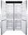 Summit Appliance 48" Wide Bottom Freezer Refrigerator Set; Set Includes: FFBF181ES2 and FFBF181ES2LHD Bottom Freezer Refrigerators, an