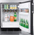 Summit Appliance ADA Compliant Built-in Undercounter 24" Wide All-Refrigerator for Residential Use in Black Exterior with Auto Defrost, Pr