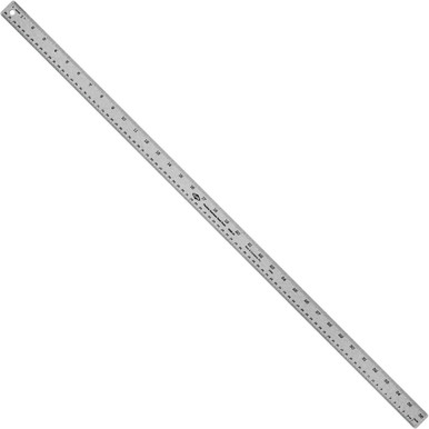 Metal Ruler 36 Inch L Alvin R590‑36 Flexible Stainless Steel Ruler – 36‑in Non‑Slip, Cork ...
