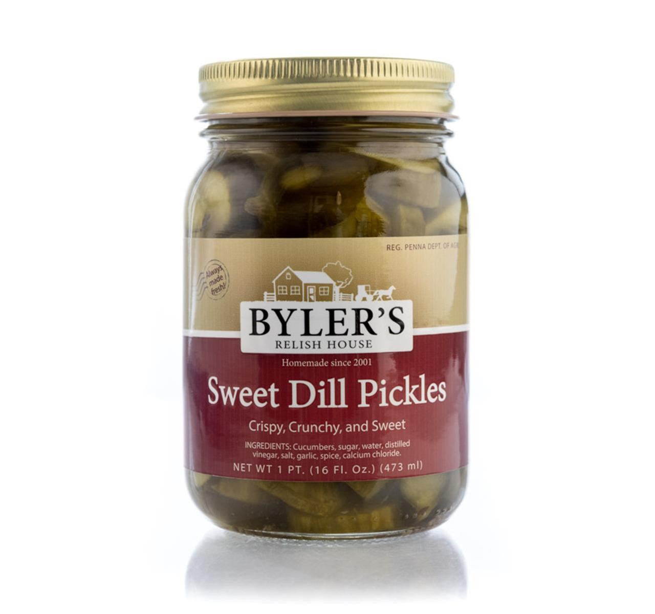 Sweet Dill Pickles 12/16oz