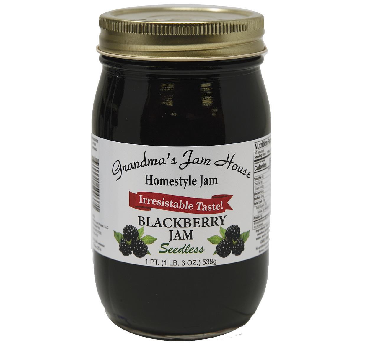 Homestyle Seedless Blackberry Jam 12/16oz