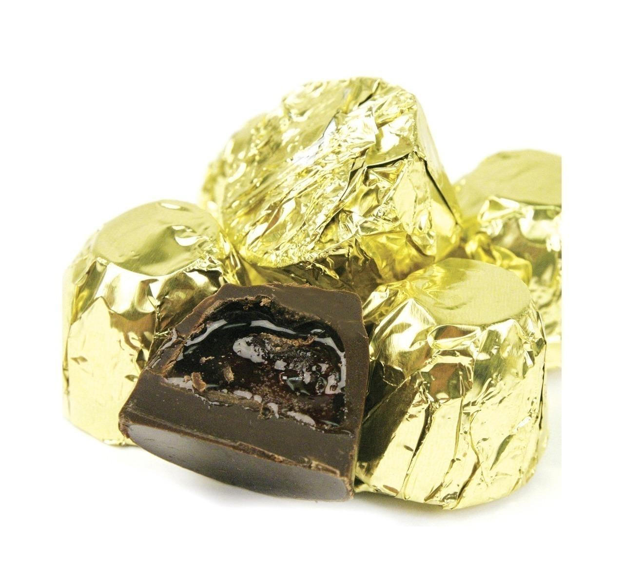 Asher's Dark Chocolate Gold Foil Cherry Cordials