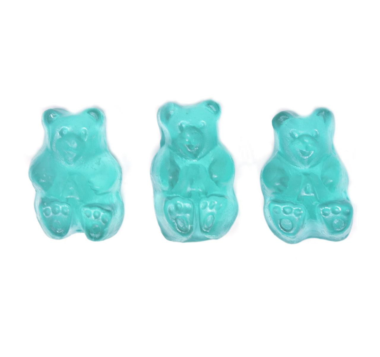 Light Blue Watermelon Gummi Bears 4/5lb