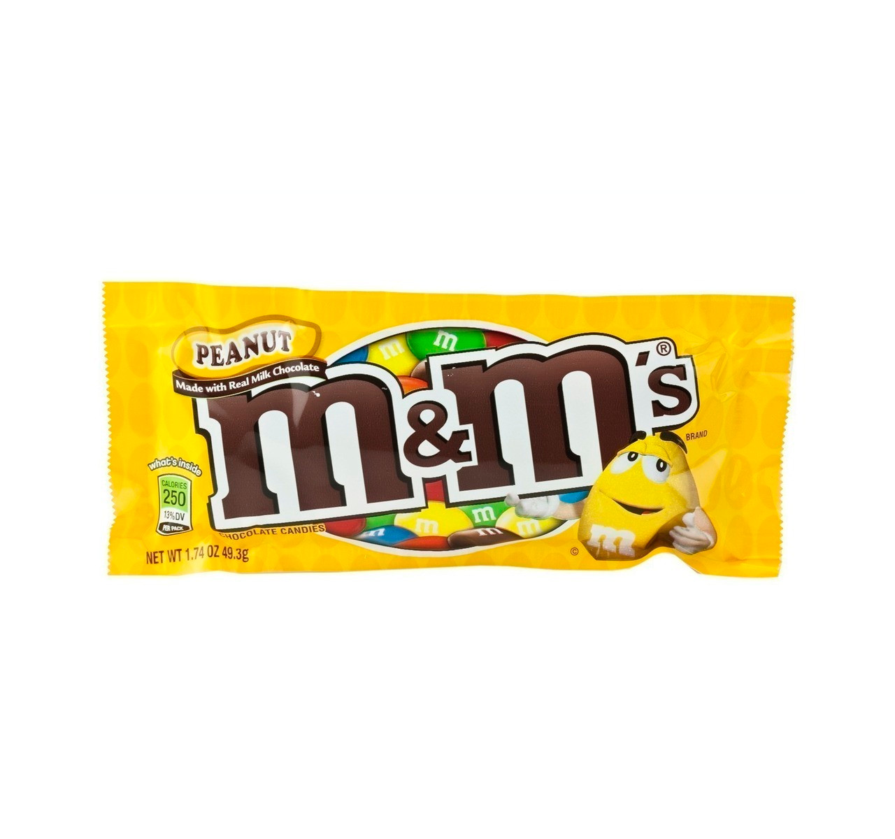 M&M's Peanut Chocolate Candy, 25 lb