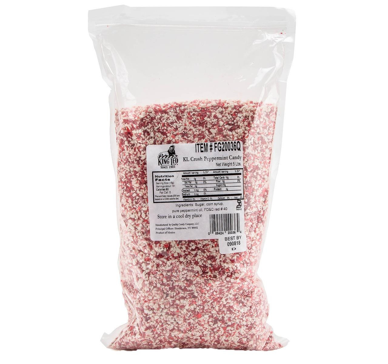 Crushed peppermint candy 2 5lb