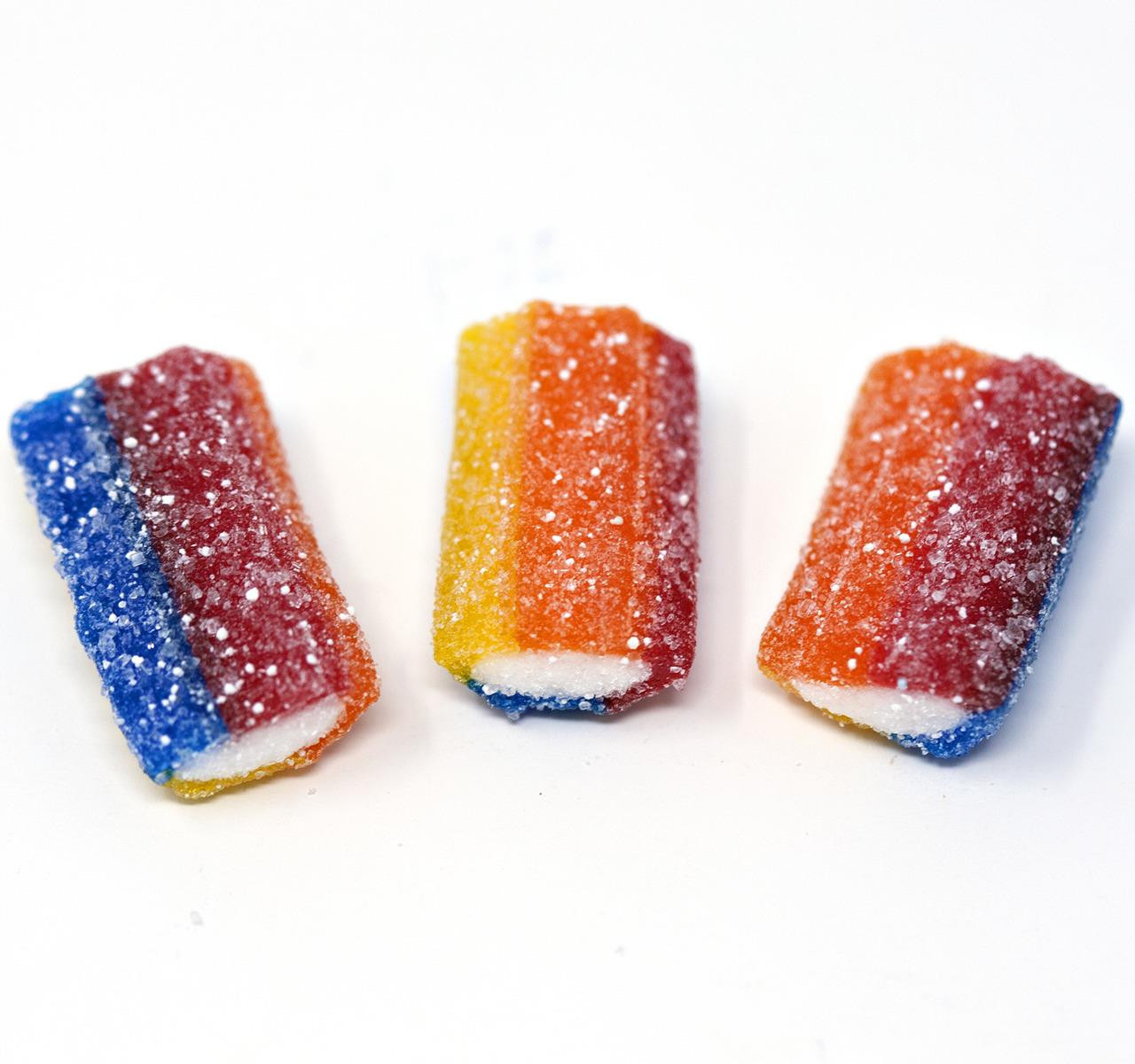 Sour Rainbow Licorice Bites 6/2.2lb