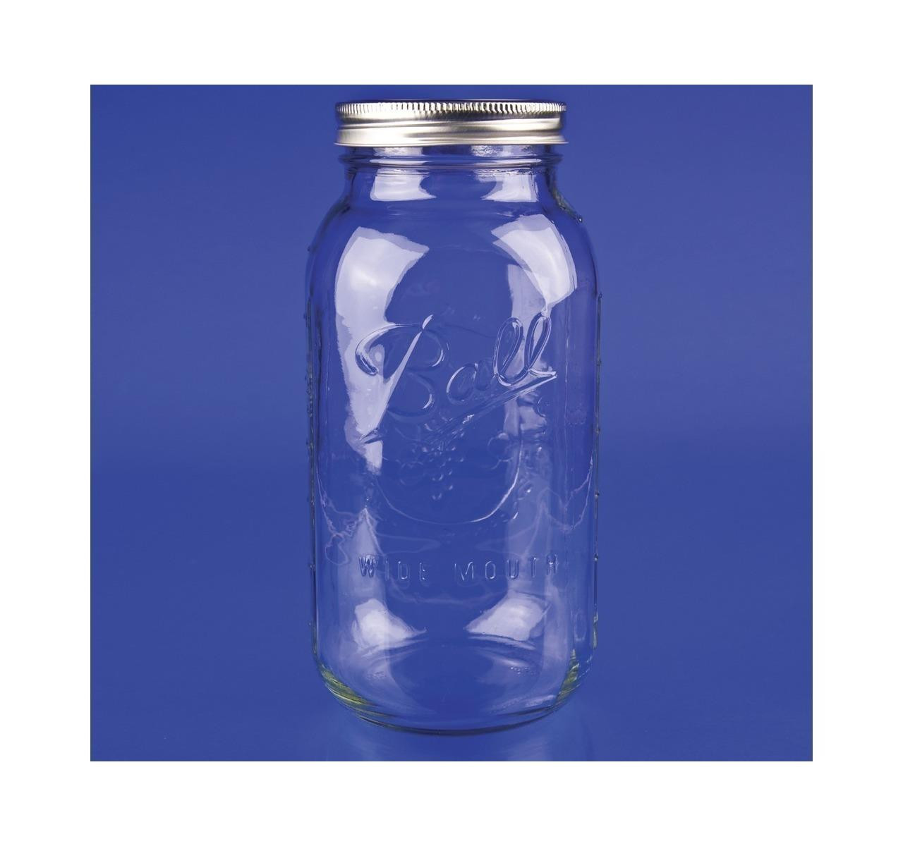 Ball Wide-Mouth Half-Gallon Canning Jars (6), Canning Jars and