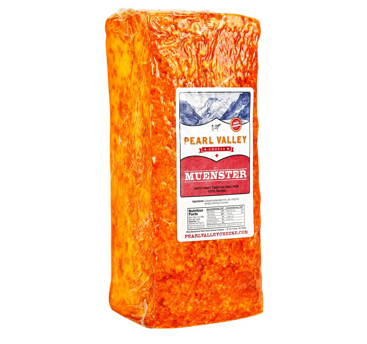 Pearl Valley Muenster Cheese 2/6lb